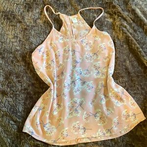 Paper Crane Silky Floral top